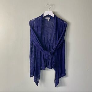 Purple Lace Cardigan / Size L